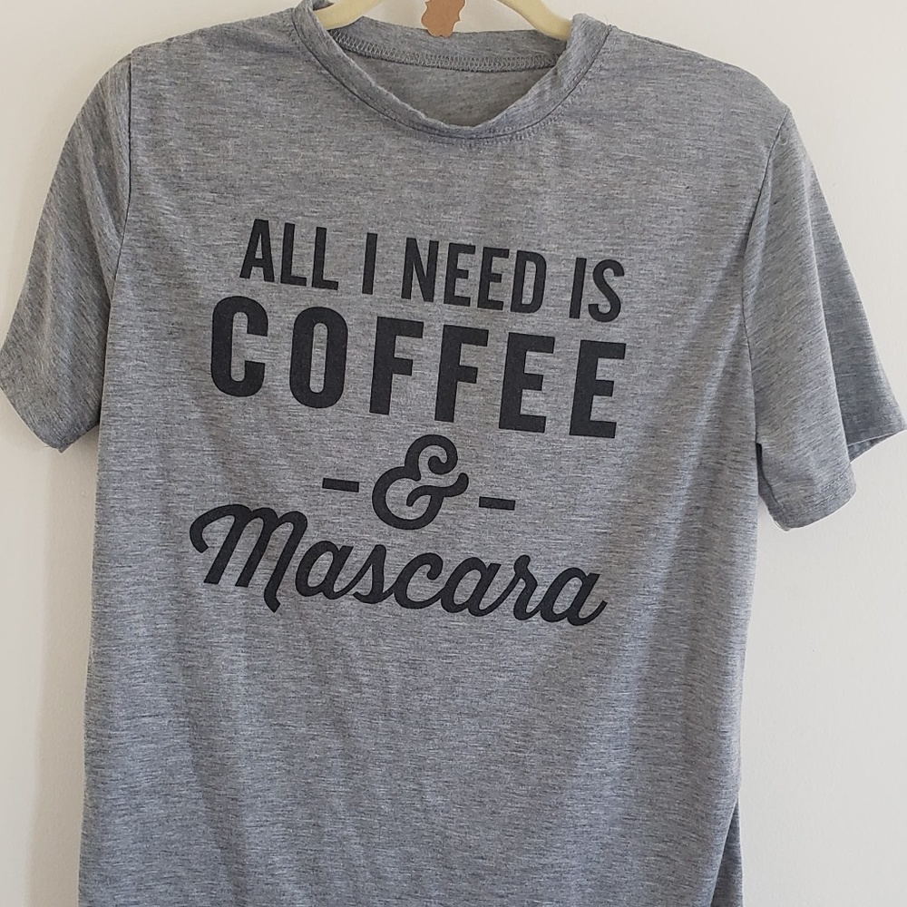 Grey Screen Printed Graphic Tee